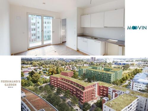 Foto - Helle 1-Zimmer-Wohnung mit Balkon und EBK im Neubauquartier 'Ferdinand's Garden'