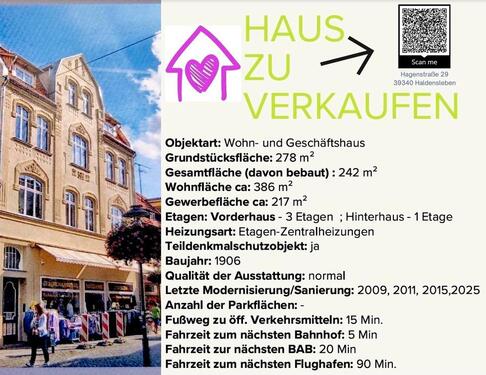 Foto - ❤️ Immobilie Wohn+ Geschäftshaus mit 4 WE + Laden zu verkaufen