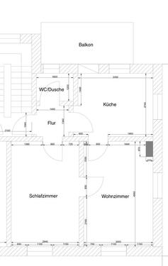 Foto - 2 Zimmer Wohnung mit Balkon in Kuchen – ab 01.05. zu vermieten