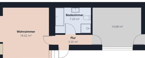 Foto - Mietwohnung - 700,00&nbsp;EUR Kaltmiete, ca.&nbsp; 45,00&nbsp;m&sup2;