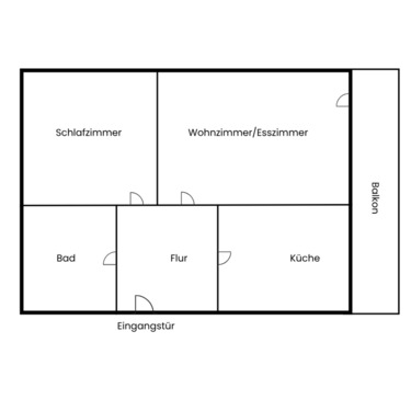 Foto - Vermietete 2-Zimmer Eigentumswohnung in Hanau zum Verkauf