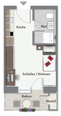 Foto - Etagenwohnung in Straubing zur Miete