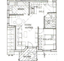 Lichtdurchflutete 3,5-Zimmer-Maisonettewohnung mit Südbalkon und - Urbach