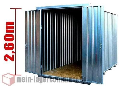 Foto - SC Schnellbaucontainer 3,1x2,3x2,6m extra Hoch LeichtbauContainer 2 Flgl.Tür 1985x2435mm OSB-Holzboden Lagercontainer