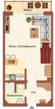 Foto - 1-Zimmer Wohnung ab 01.06.2026 (Bingen-Sponsheim)