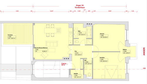 Foto - Luxus-City-Wohnung am Anger mit Terrasse