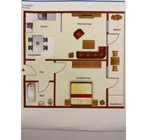 Zwei-Zimmer Wohnung 53 M² - 550,00 EUR Kaltmiete, in Bad Soden-Salmünster (PLZ: 63628)