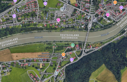 Foto - Letztes Baugrundstück Burg Blick Salzach unverbaubar sehr ruhig