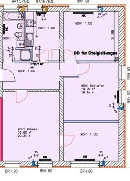 Foto - Erstbezug nach Sanierung 4-Raum-Wohnung