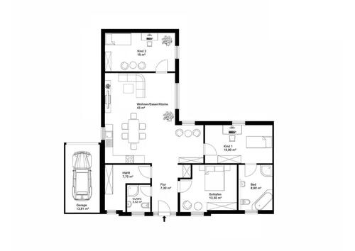 Foto - 4 Zimmer Bungalow in Sarstedt