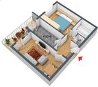 Foto - 2 Raum Wohnung in Bernsbach mit Balkon und Küche für 315,- EUR KM