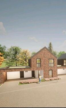 Foto - Neubau Kettenhaus in Bawinkel zur Vermietung. KFW 40 QNG, Garten