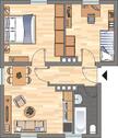Foto - 2-Zimmer-Wohnung in Wilhelmshaven Fedderwardergroden