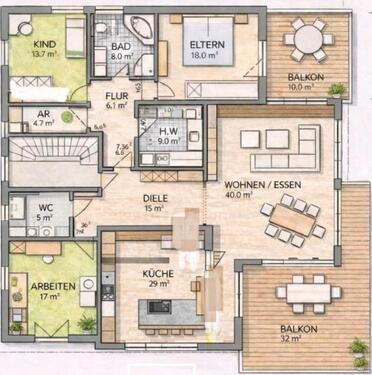 Foto - Hochwertige 4,5-Zimmer-Wohnung in ruhiger Waldrandlage