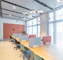 Flexible Arbeitsplätze mit eigenem Schreibtisch in Spaces Werksviertel - München Ramersdorf-Perlach