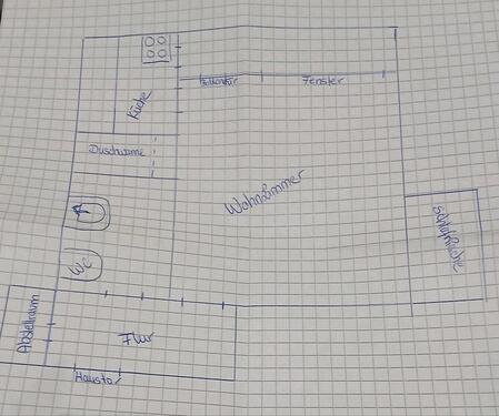 Foto - 1 Zimmer Wohnung - 496,00&nbsp;EUR Kaltmiete, ca.&nbsp; 43,19&nbsp;m&sup2;