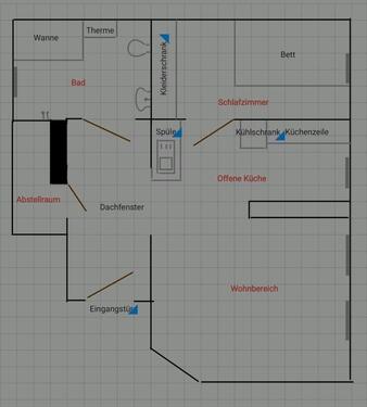 Foto - 2.5 Zimmer Dachgeschoßwohnung zur Miete in Halle (Saale)