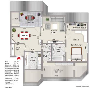 Foto - Renovierte 2,5-Zi.‑Dachgeschoss-Whng, Wolfsburg, 74 m2 ab sofort