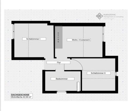 Foto - Charmante 2-Zimmer-Dachgeschosswohnung