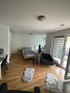 Foto - Wohnen im Prinzencarre Krefeld - 1 Zimmer Wohnung mit Loggia