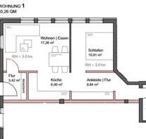Zentrumsnahe Erdgeschosswohnung ca. 55 m² in 57258 Freudenberg