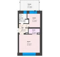 2 Zimmerwohnung mit Terrasse und Einbauküche in Alt-Schmellwitz - Cottbus Brunschwig