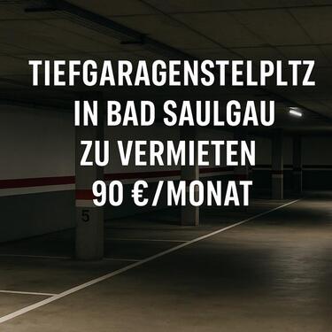Foto - Tiefgaragenstellplatz in Bad Saulgau (Hauptstraße 792) zu verm.