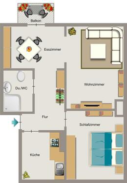Foto - 2.5 Zimmer Etagenwohnung zur Miete in Essen