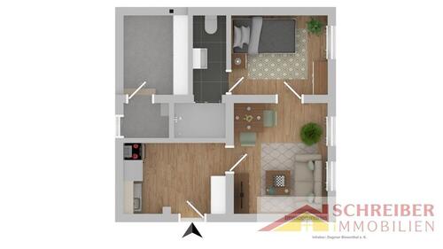 Foto - Kleine, ruhige, gemütliche Erdgeschosswohnung mit EBK in Bad Laasphe zu vermieten