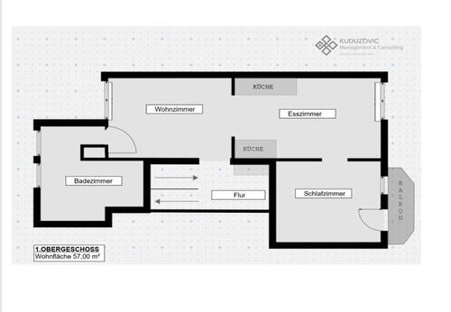 Foto - 2-Zimmer-Wohnung mit Balkon & Stellplatz