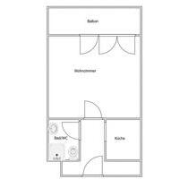 1-Zimmerwohnung ab 01.06.2026 zum vermieten - Sennfeld