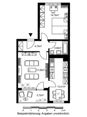 Foto - Etagenwohnung zur Miete in Frankfurt am Main