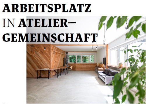 Foto - Freier Arbeitsplatz in Atelier-Gemeinschaft Büro-Gemeinschaft
