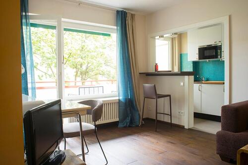 Foto - voll möbl. 1 Zi.-App in München Au,Isarnähe, ruhig, zentral