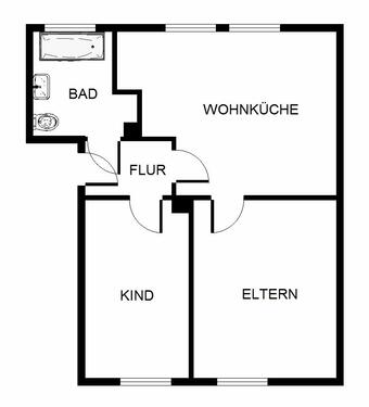 Foto - Etagenwohnung zur Miete in Herten