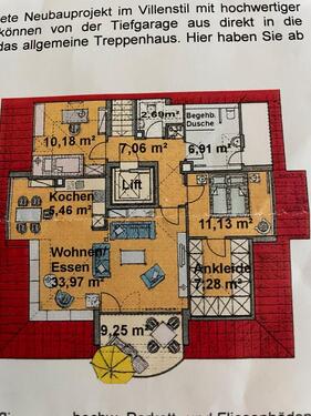 Foto - 3.5 Zimmer Dachgeschoßwohnung zur Miete in München