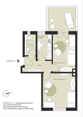 Foto - Schöne 2-Zimmer Wohnung mit Dachterrasse im Herzen Schweinfurts