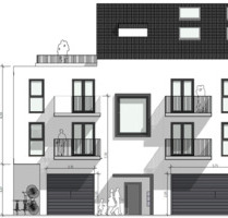 !Baugrundstück!MFH Mehrfamilienhaus 398m²Wfl.7WG. Einfamilienhaus - Augsburg Lechhausen