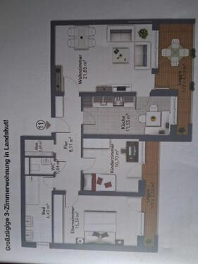 Foto - 3 Zimmer Etagenwohnung in Landshut