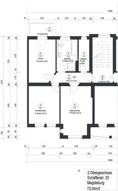 Foto - 3 Zimmer Etagenwohnung zur Miete in Magdeburg
