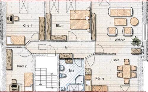 Foto - Dachgeschoßwohnung in Neustadt am Rübenberge zur Miete