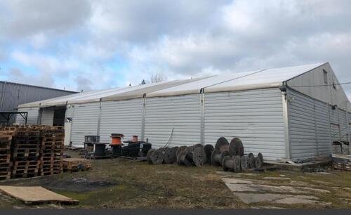 Foto - Miete Leichtbauhalle Lagerzelte Industriezelte 20x50x4 Reithalle