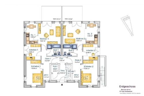 Foto - 3 Zimmer Erdgeschoßwohnung in Tasdorf