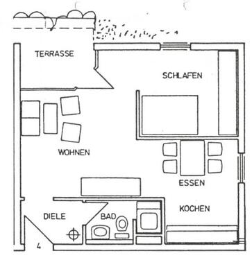 Foto - zu vermieten: Gepflegte 2 Zi-EG-Wohnung mit Terrasse in Lörrach