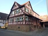 Foto - Fachwerkhaus mit Scheune, Bauplatz und großem Grundstück
