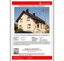 Einfamilienhaus in beliebter Wohnlage - ruhige Wohnsiedlung - Ilmenau