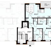 3-Zi-Whg in Garrel zentral (EG, Terrasse, Gäste-WC, Abstellraum)