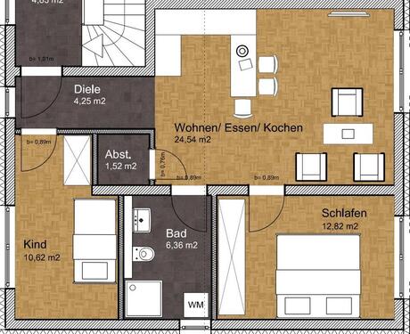 Foto - 2 Zimmer Etagenwohnung in Kist