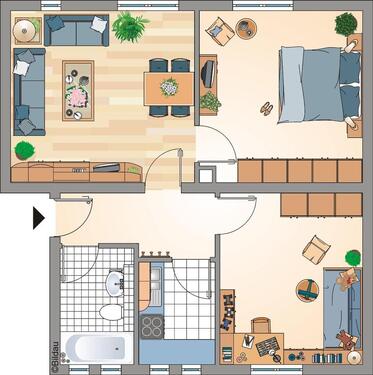 Foto - Charmante 3-Zimmer-Etagenwohnung in Recklinghausen zu vermieten