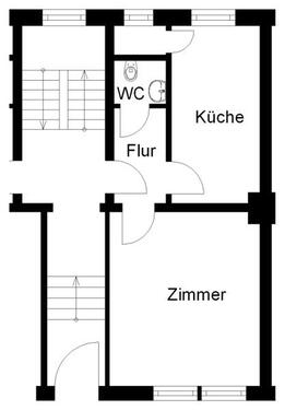 Foto - 2 Zimmer Erdgeschoßwohnung zur Miete in Osnabrück